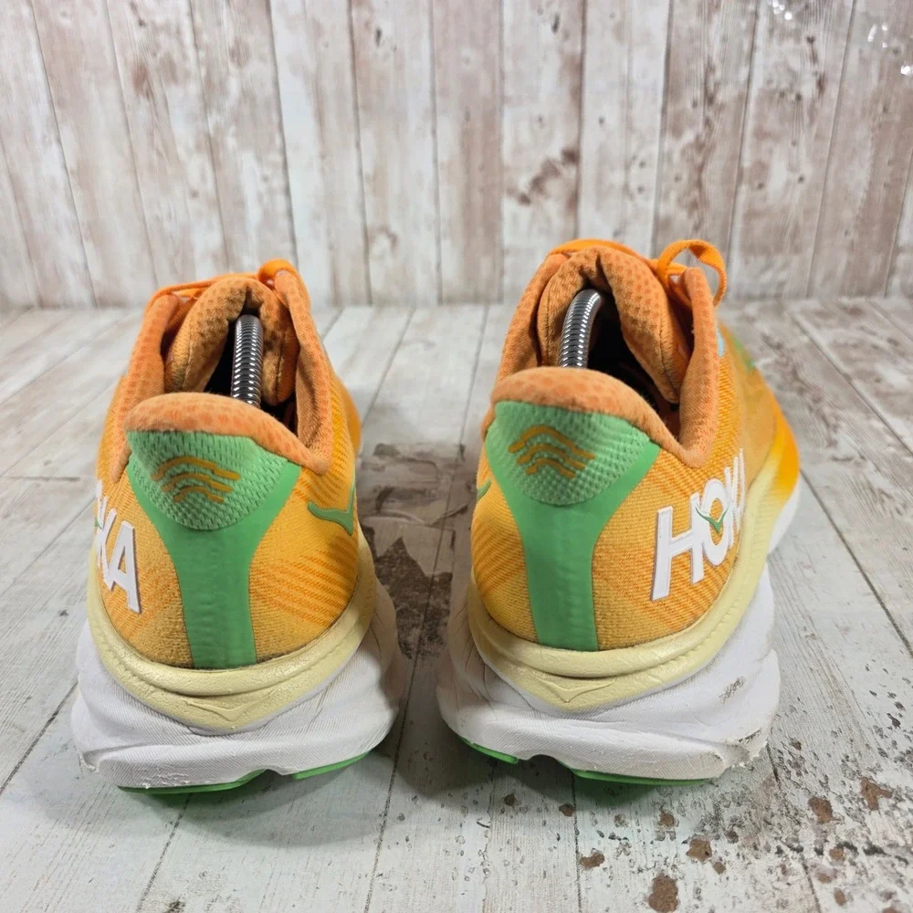 Hoka Clifton 9 Mens 11.5 Solar Flare Sunbaked Orange Running Shoes 1127895-SRSH